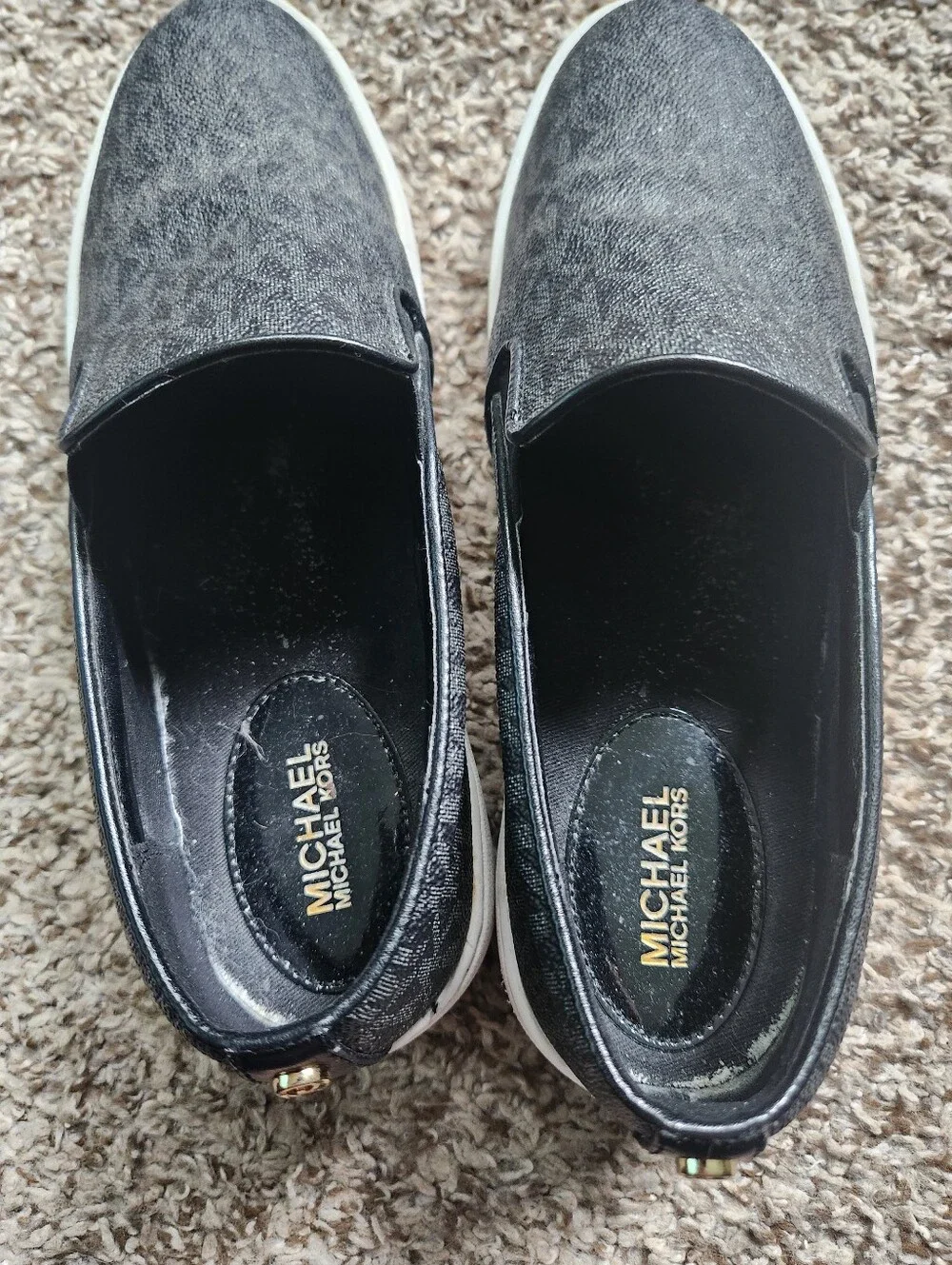 Michael Kors Keaton Logo Slip On Sneakers